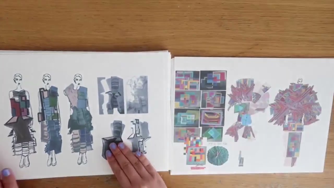 Central Saint Martins BA fashion accepted portfolio | 2020 |