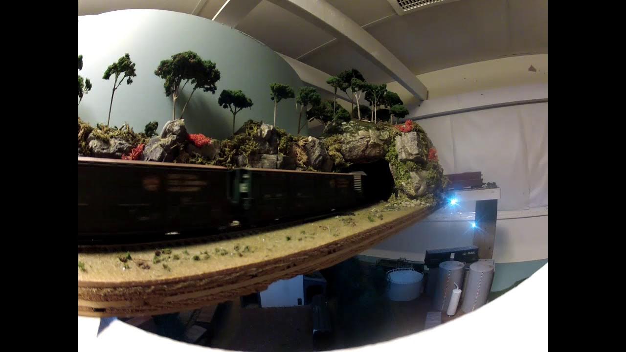 HO Scale BC Rail train through the Pine Pass YouTube