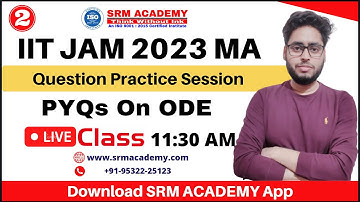 IIT JAM Mathematics 2023 | Question practice Session On PYQs of ODE | by Rishabh Tiwari Sir | Lec 02