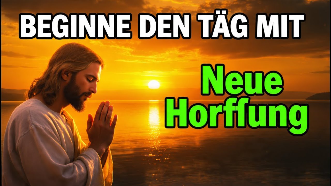 Morgengebet für Hoffnung, wenn Sorgen dich begleiten