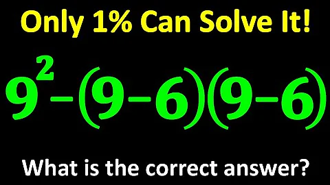 Only Math Geniuses Can Solve This Tricky Question! Are You One of Them? 😎🧠