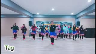 Hujan Dimalam Minggu - Line Dance / Choreo : Muhammad Yani / Demo : Okami Studio Palembang