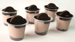 #shorts Oreo Pudding Dessert Cups/Eggless No Bake Dessert Recipe/Chocolate Pudding Dessert