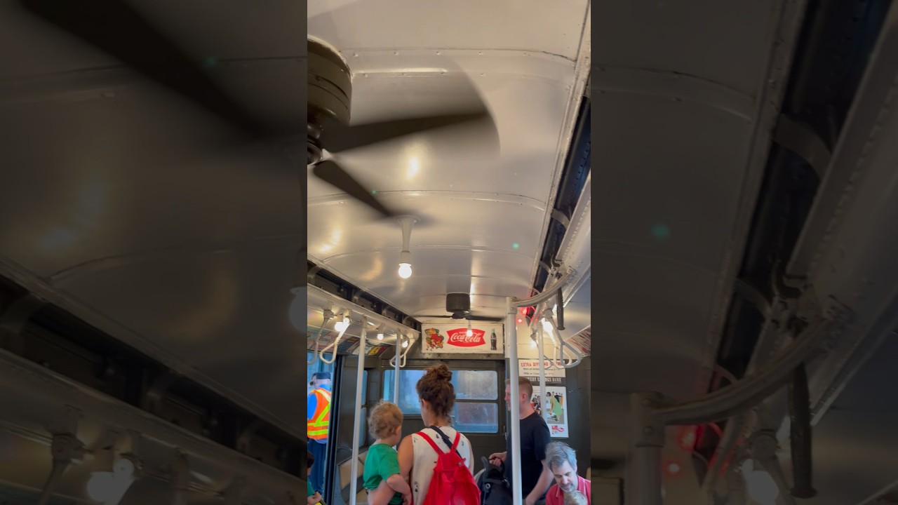 1930 New York City Vintage Subway Train (Exposed Fan Blades!) IND R-1 "City Car" 100