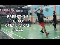 Pb duniaakhirat 8  main badminton kebanyakan gaya atau freestyle   badminton siantar