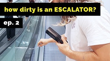How dirty is an escalator? S1 E2 🏆 Bazzarific adventures