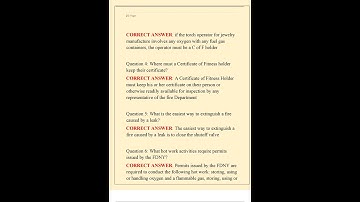 FDNY G60 PRACTICE TEST QUESTIONS WITH CORRECT ANSWERS ALREADY PASSED AND VERIFIED