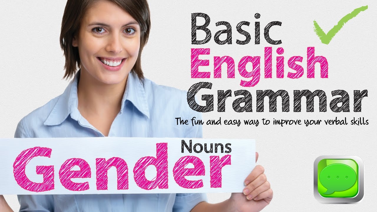 English Grammar Lessons Gender YouTube
