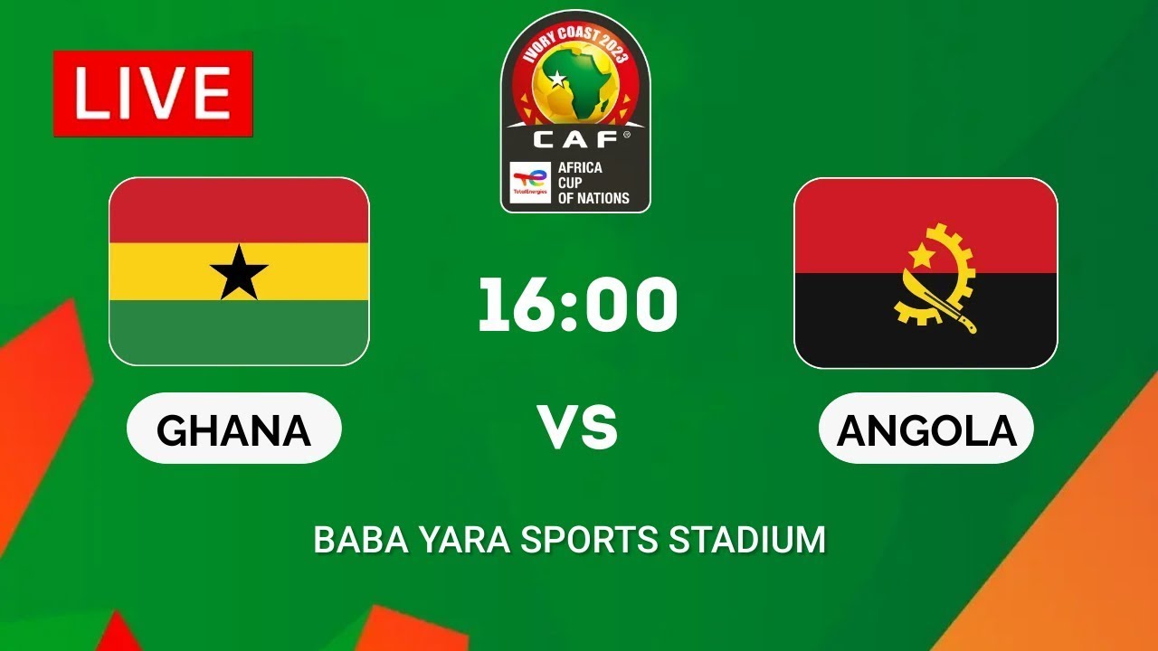 UMWEZI AFCON QUALIFICATIONS 2025 LIVE MATCH: GHANA VS ANGOLA - YouTube