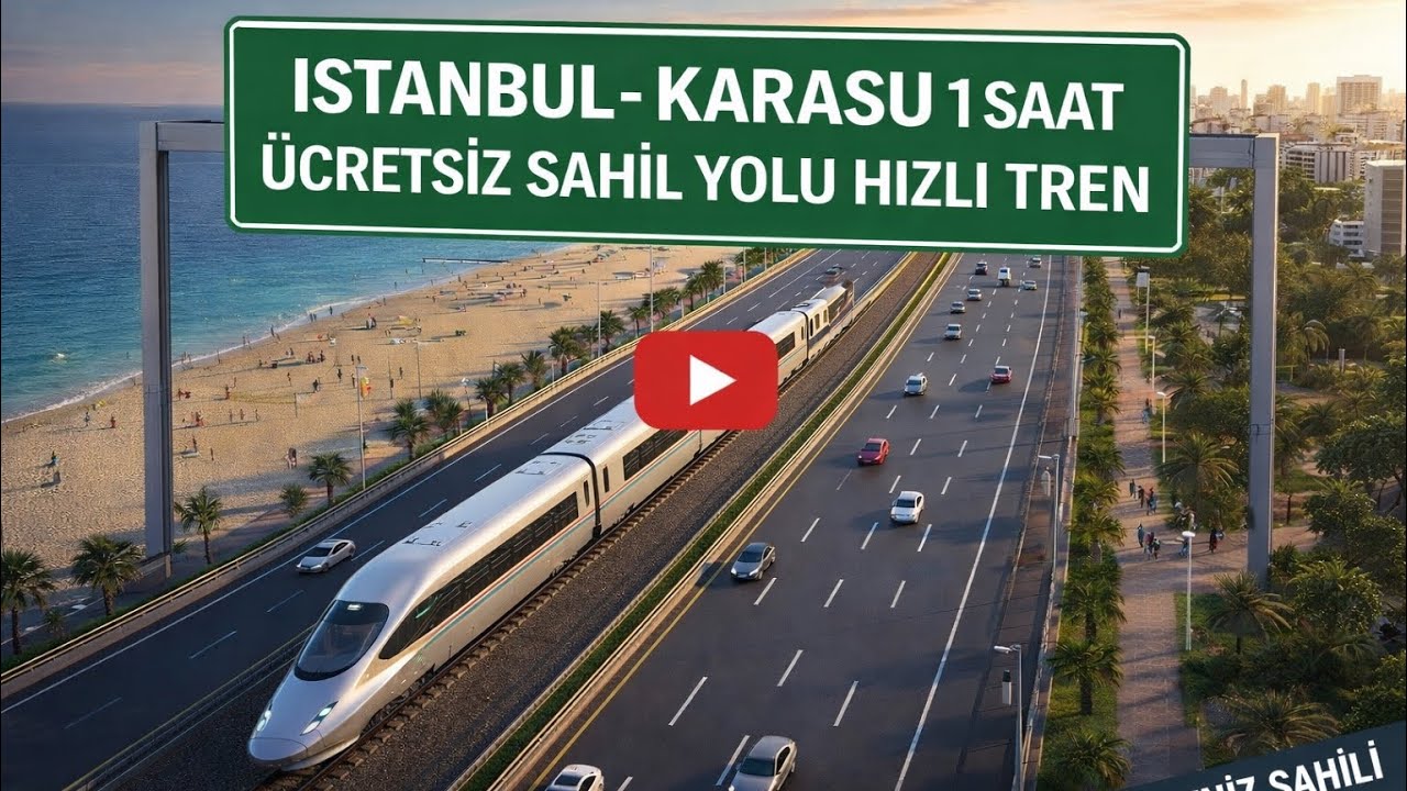 İstanbul’dan Karasu’ya 1 Saat’e Düşüren Yol Çalışması Ve Hızlı Tren Projesi