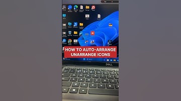 How to auto arrange desktop icons #computertips #shorts