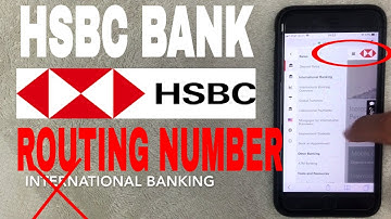 ✅  HSBC Bank ABA Routing Number - Where Is It? 🔴