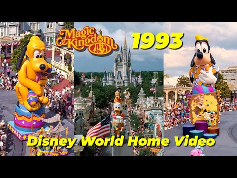 1993 Restored VHS Disney World Home Video Visiting Magic Kingdom