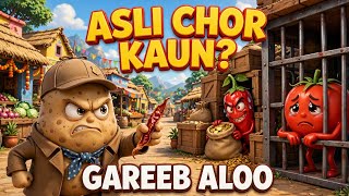Full Gareeb Aloo Aur Tamatar Ki Dosti 🥔❤️ | Chori Ka Ilzaam | Hindi Cartoon Kahani | Vegetable Story Update