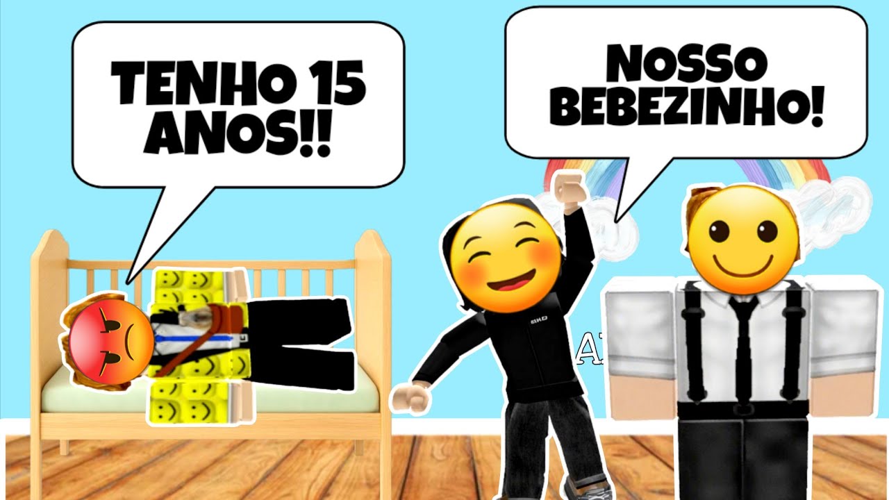 Os Pais Que Tratam O Filho Como Bebê KKKKKKKK - História Roblox 