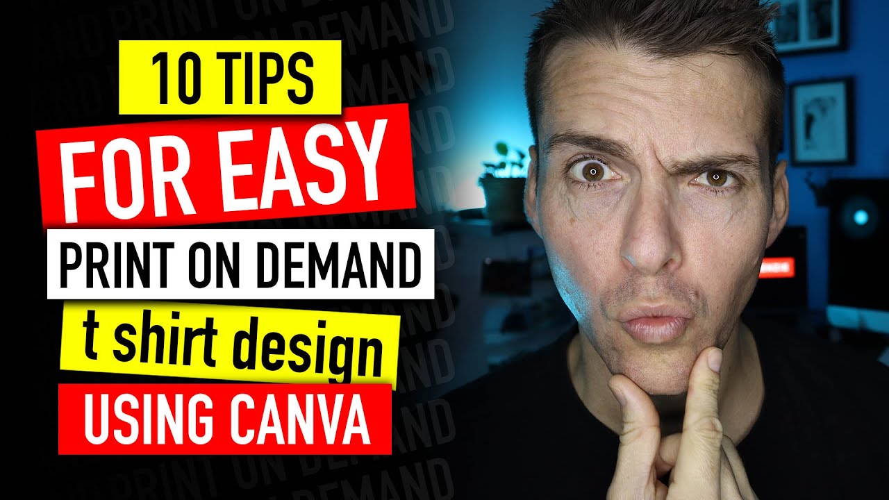 Canva T Shirt Tutorial for Scalable Print on Demand Designs [+10 Tips ...