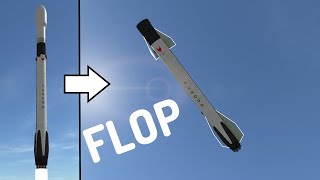 KSP: Trying to land non starship rockets like starship! (this is such a dumb idea haha)