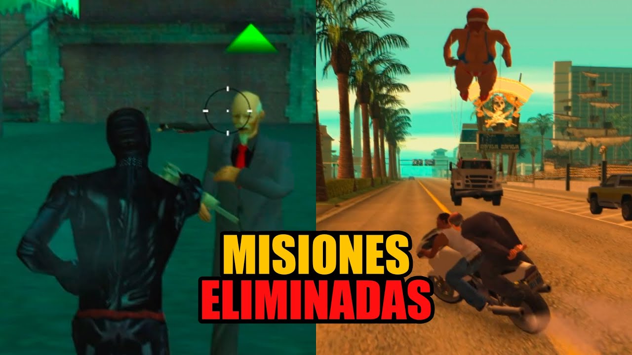 TODAS las MISIONES ELIMINADAS (BETA) de GTA San Andreas