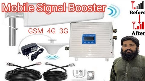 Mobile Signal Repeater Tri Band Amplifier Cell phone signal booster | 2G 3G 4G Network GSM 900