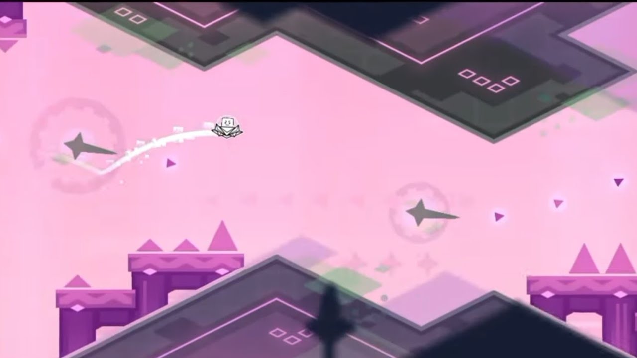 "Pink Sunrise" by wiktord | Geometry Dash [2.2]