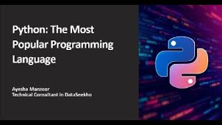 Python - The Most Powerful Programming Language-Part1