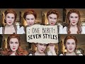 One Beret, Seven Styles!✨ || Vintage Hair Tutorial