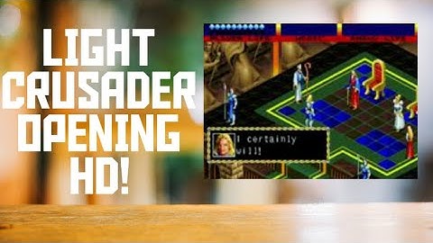 Retro Beard Light Crusader Opening HD #retrogamesintros