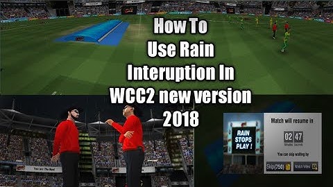 WCC2 new version 2.8.2 review | how to use rain feature