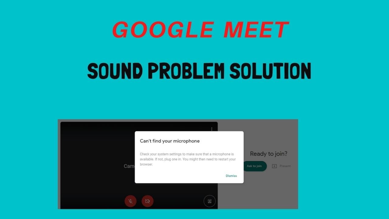 Google Meet Sound Problem Solution Laptop Bangla Tutorial YouTube