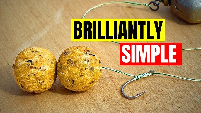 Rig boilies without baiting needle or bait stops 