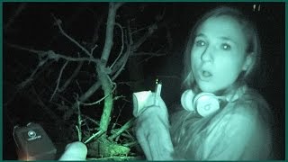 Visiting Scary Haunted Woods at Night  We Freaked Out Running Away