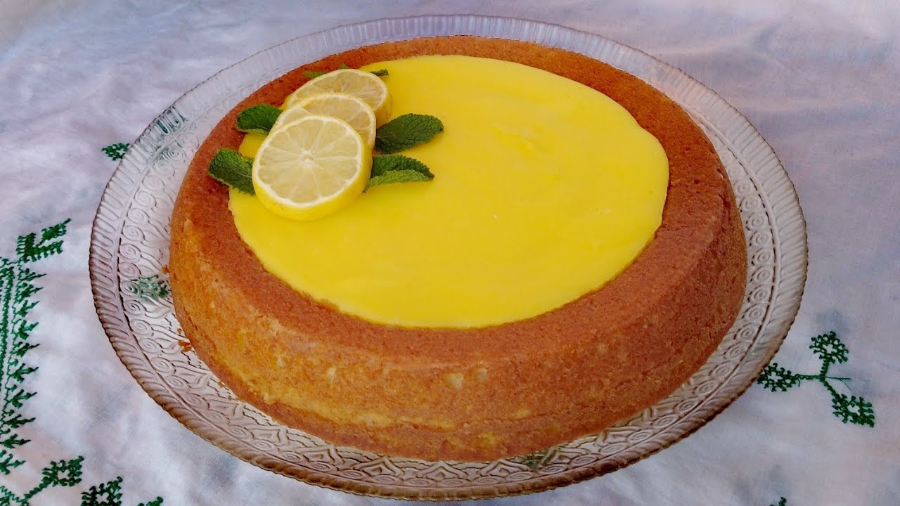 كيك المول العجيب بكريمة الليمون🍋 لذيذة جدا بمكونات اقتصادية