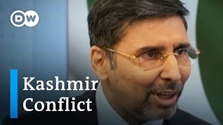 Kashmir conflict interview: Pakistan's ambassador to Germany joins DW in the studio | DW News