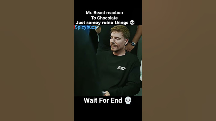 Mr.Beast reaction to Other Brand Chocolate 💀 | Samay Raina | Mr Beast