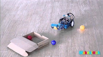 A new way to play with mBot:  Ping pong  snatch