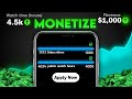 Right Way To MONETIZE YouTube Channel (Step By Step)