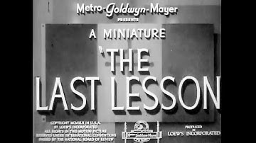 The Last Lesson (1942) Short Film | HITARTH
