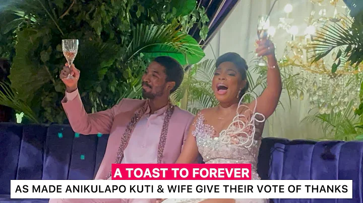 SEE HOW MADE KUTI  WIFE SCREAM AS THEY TOAST TO FOREVER | VOTE OF THANKS