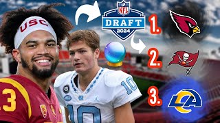 Predicting the 2024 NFL Draft Order (1-32)