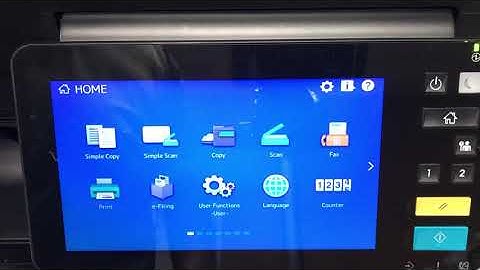 Enabling department codes on Toshiba eStudio
