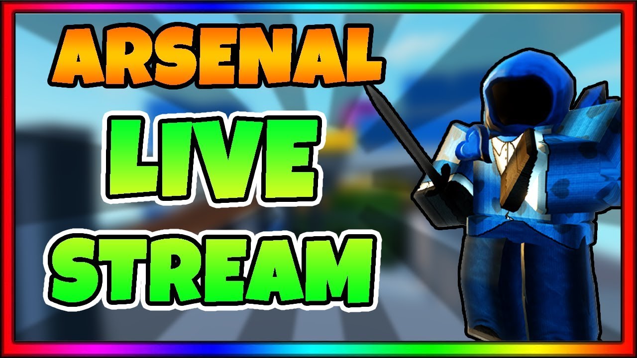 Roblox Arsenal Live Stream Vip Server Link Youtube - roblox livestreamers