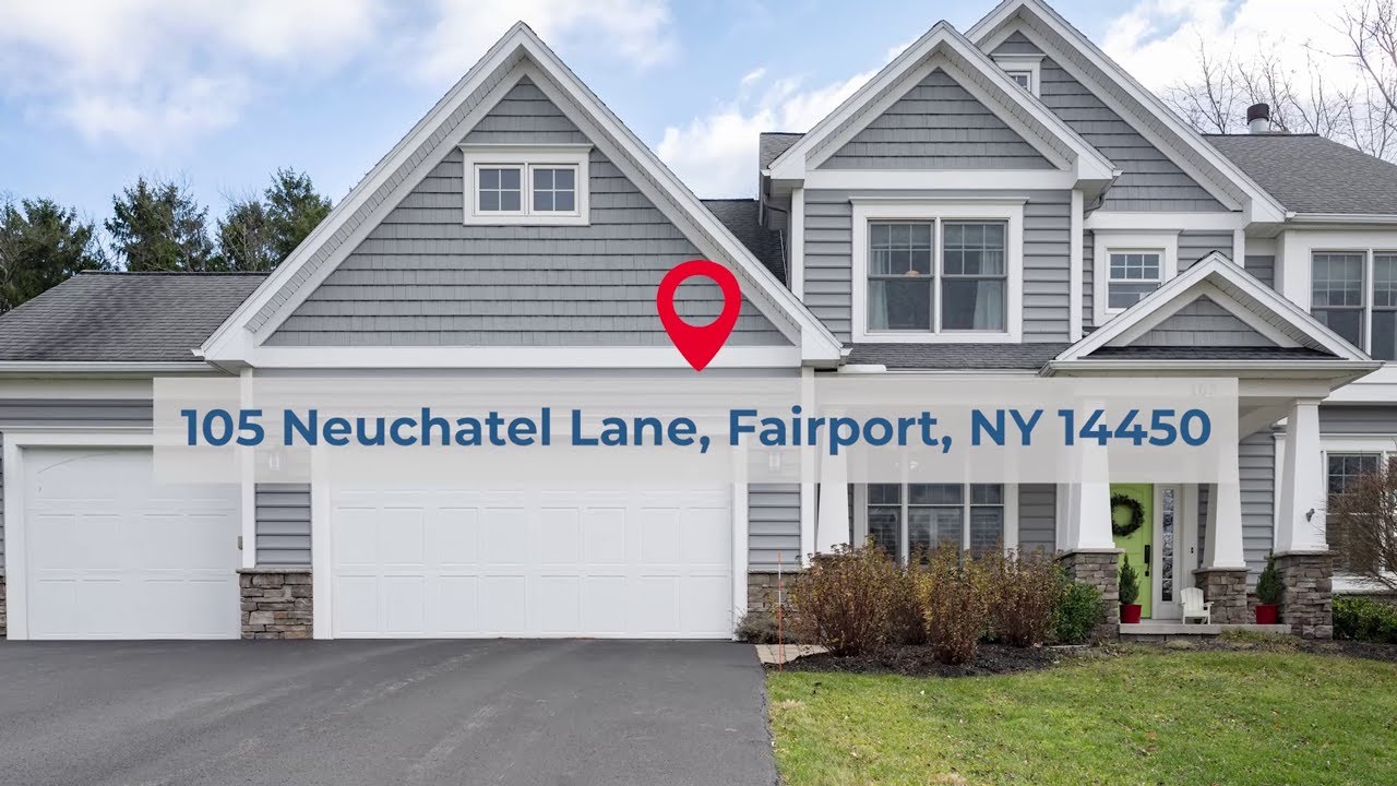 105 Neuchatel Lane, Fairport, NY 14450 Video Tour by R3D Media YouTube