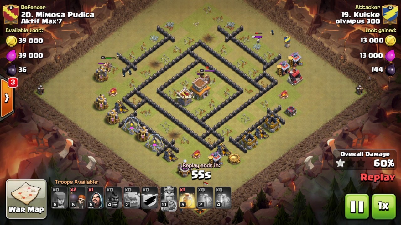 Clash of Clans TH8 GoHo 3 STAR ATTACK
