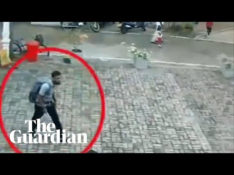 VIDEO : Sri Lanka liata Achhyna-O Bomb-tuhpa CCTV liata....