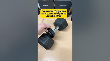 Yes you can add extra weight to your dumbbells with Micro Gainz Dumbbell Plates!