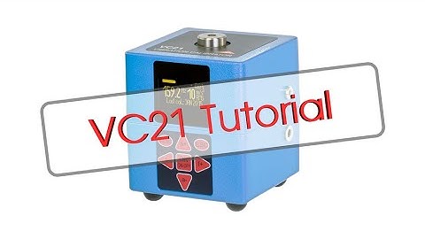 Vibration calibrator VC21 tutorial