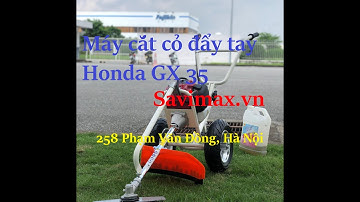 Hướng dẫn lắp ráp máy cắt cỏ đẩy tay GX35 Savimax
