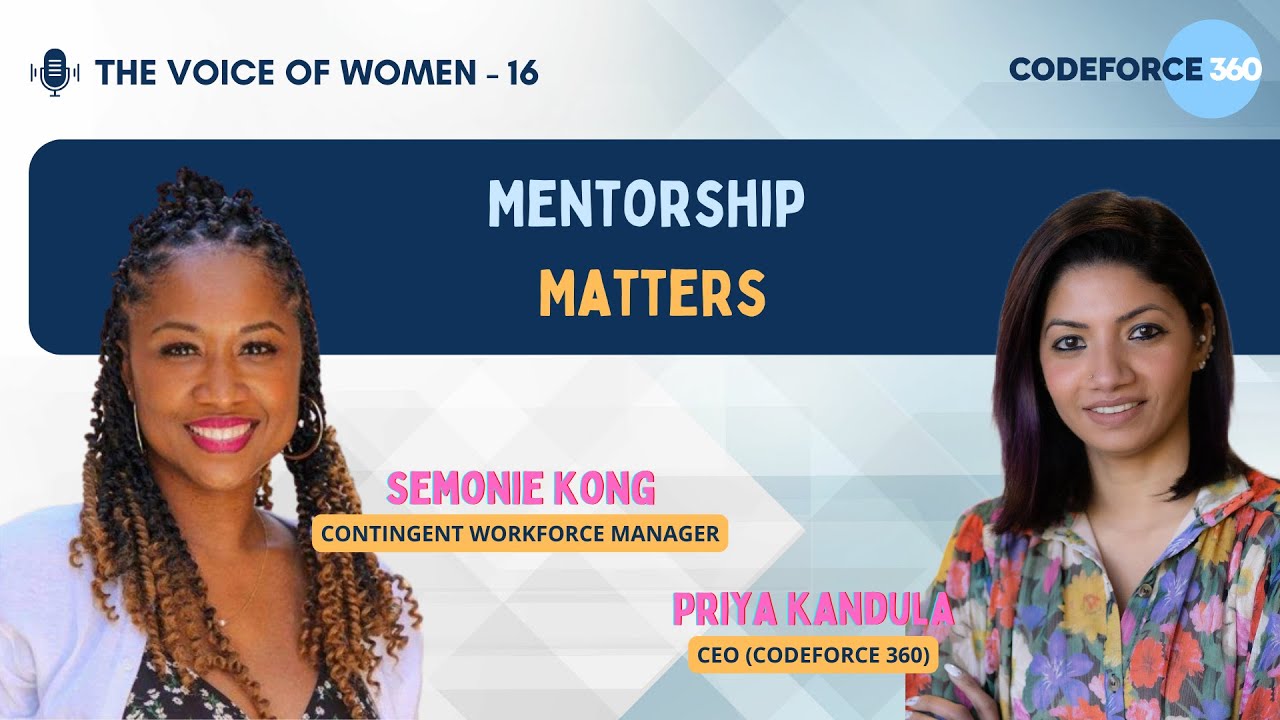 The Voice of Women - Mentorship Matters - YouTube