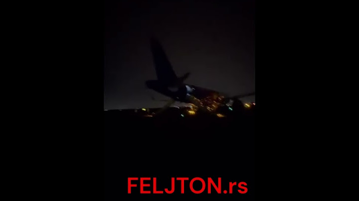 Dramatičan snimak evakuacije na aerodromu "Nikola Tesla", stjuardesa sve alarmira.Kako se navodi