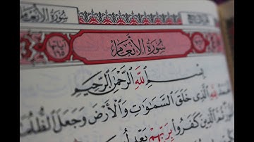 شهريار برهيزكار سورة الانعام سورة 6عدد اياتها 165